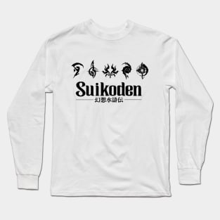 [Black] True Runes T-Shirt Long Sleeve T-Shirt